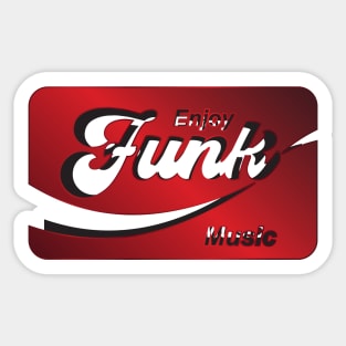 Enjoy Funk Music Sticker